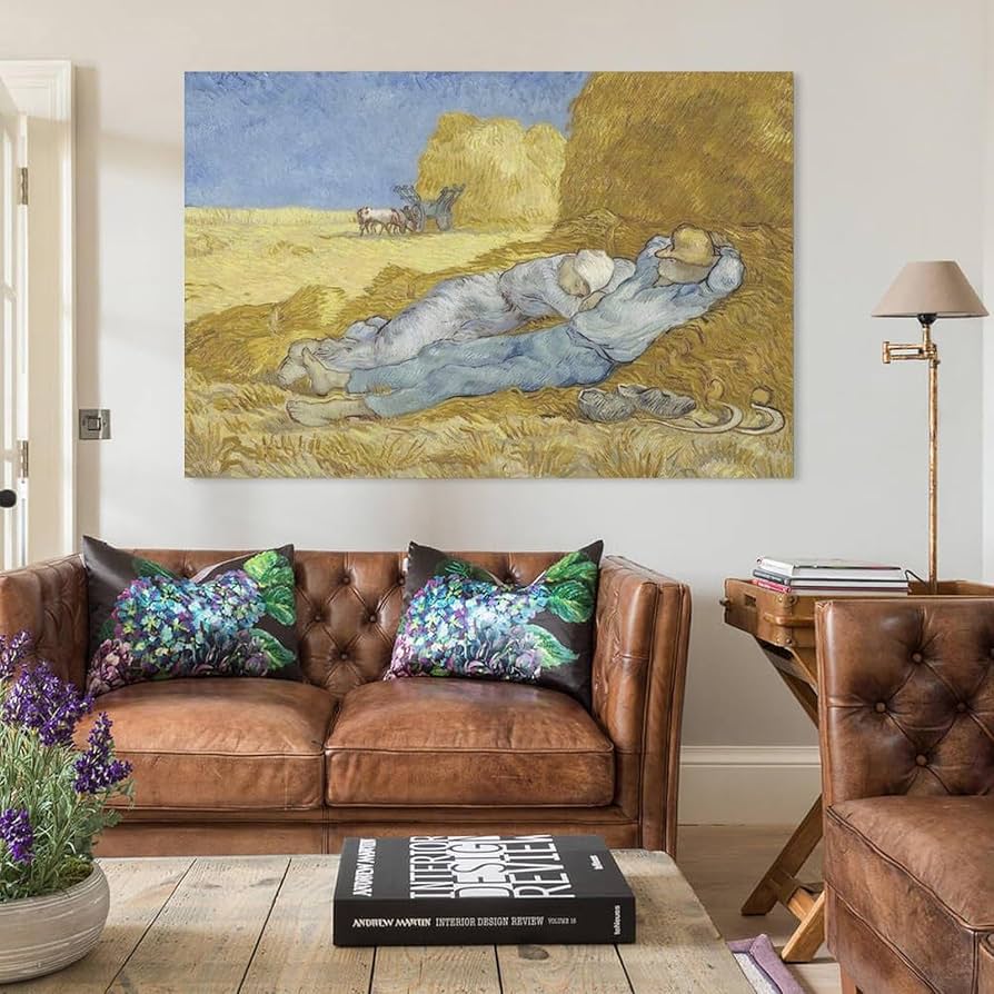 Amazon.co.jp: ゴッホ 昼：仕事の間の休息 アートポスター