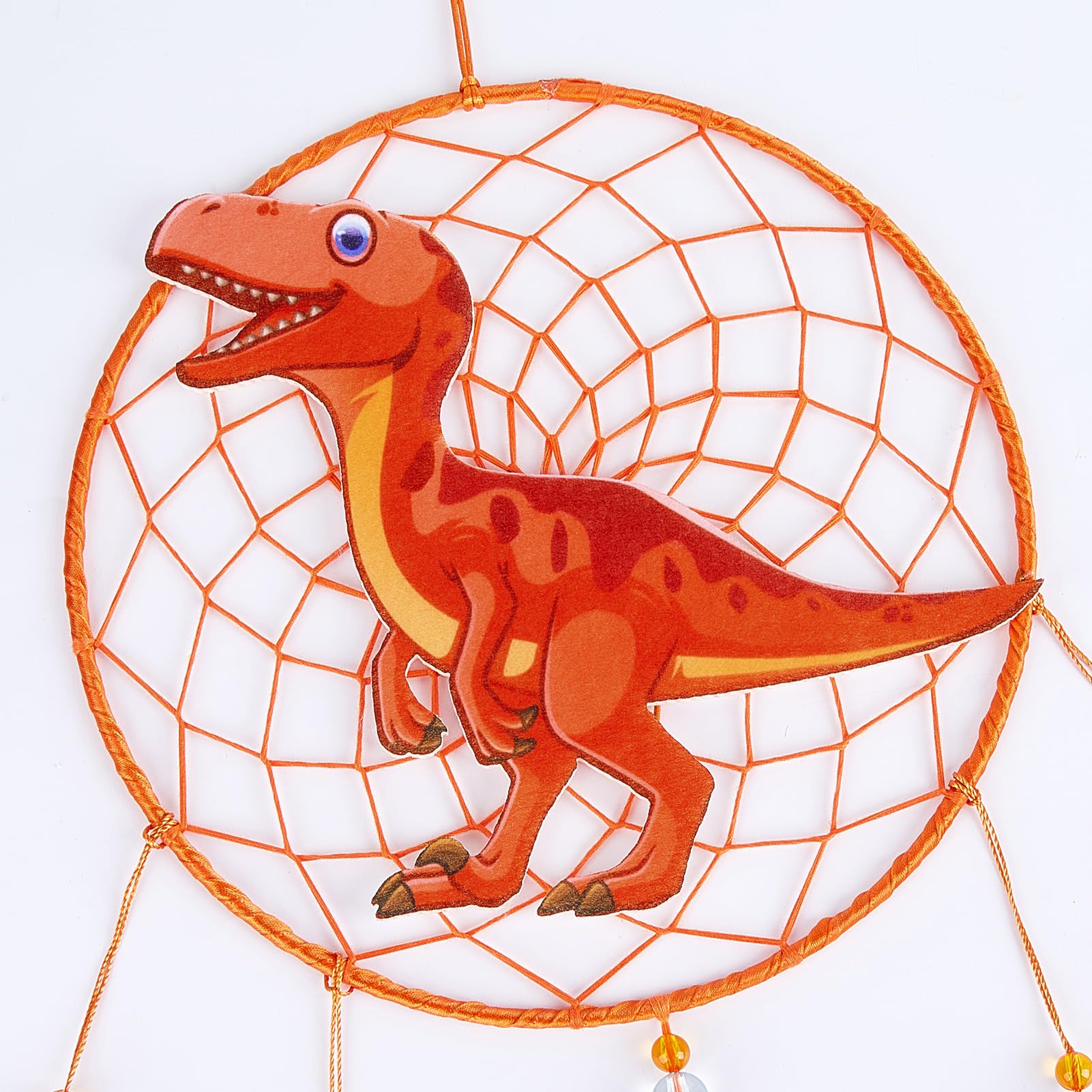 Acchiappasogni Per Bambini Con Dinosauro – Fatto A Mano, Decorazione Da Parete Per Camera Letto, 69 Cm
