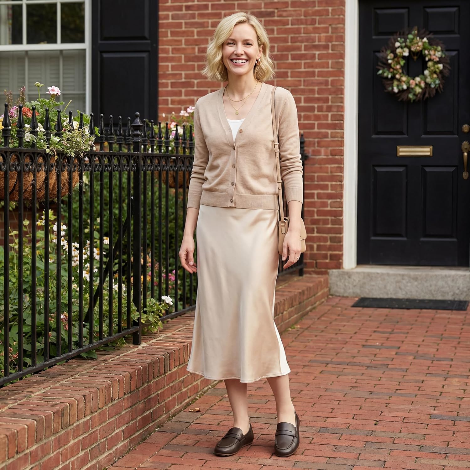 Ecetana Womens Loafers Slip On Shoes Comfortable Casual Penny Loafer Dressy Work Flats Moccasins for Business Driving - Image 5