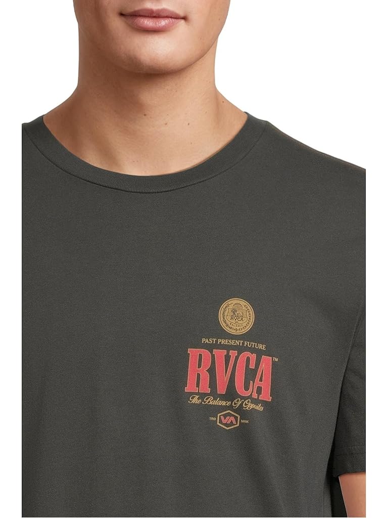 Black RVCA Philsner Short Sleeve
