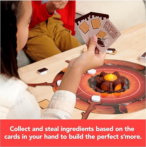 Miniatura 3 de HERSHEY'S S'mores Juego perfectamente tostado por Spin Master Games, juguetes para niños y juegos para niños y juegos de campamento, juegos de mesa