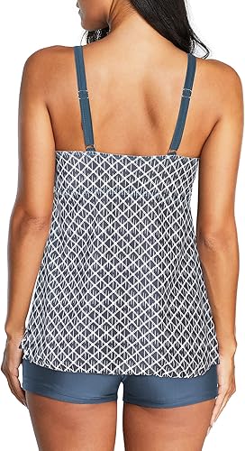 Miniatura 3 de American Trends Tankini Swimsuits Plus Size Tankini Bathing Suits for Women Tankini Bathing Suits Swimwear for Women