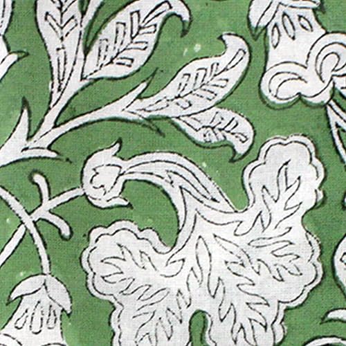 Miniatura 5 de Ridhi Servilletas de cocina para el hogar, 100% algodón, hechas a mano, estampado floral, servilletas de diseño suave (verde salvia)