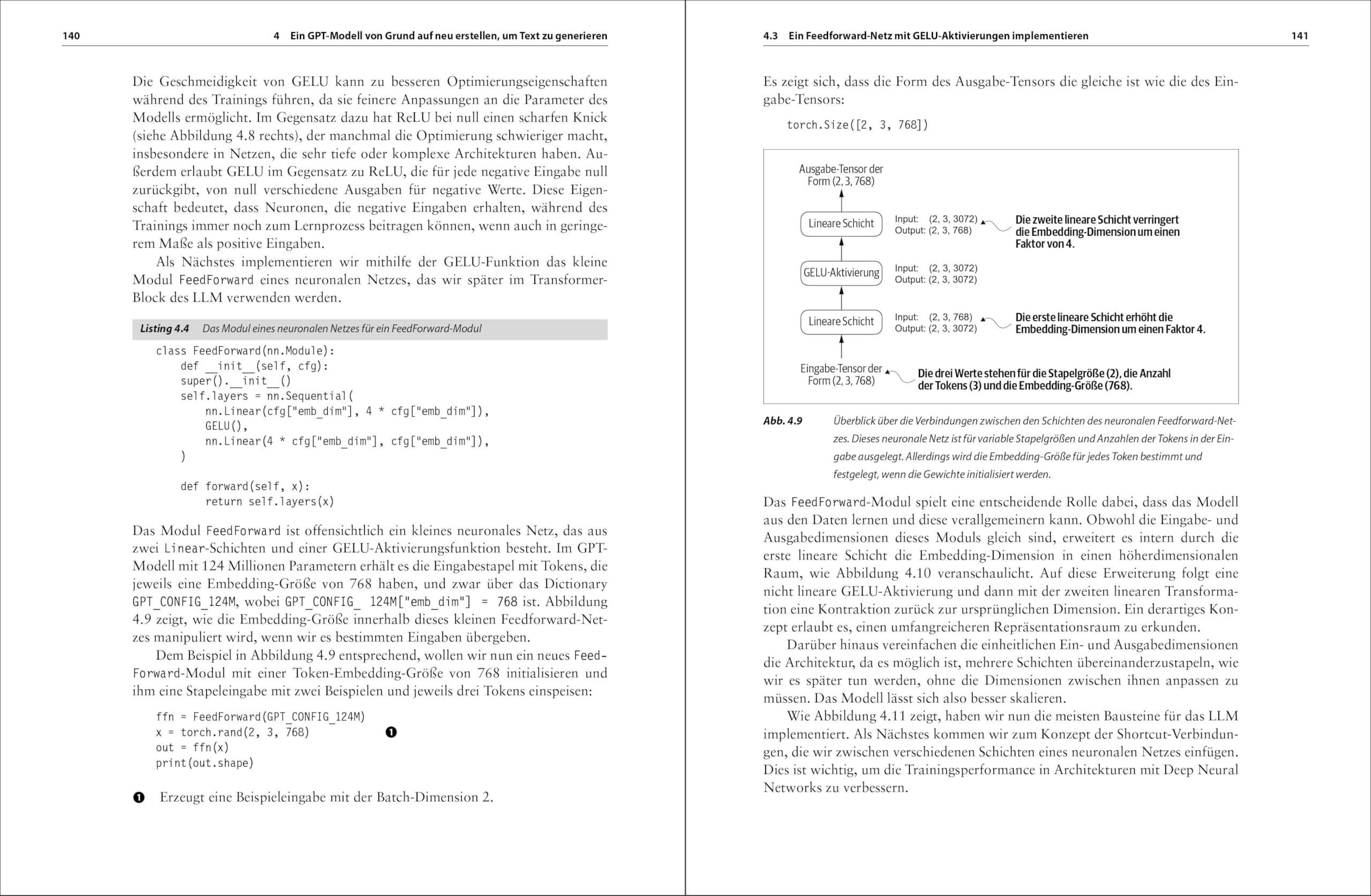 Large Language Models selbst programmieren: Mit Python und PyTorch ein eigenes LLM entwickeln