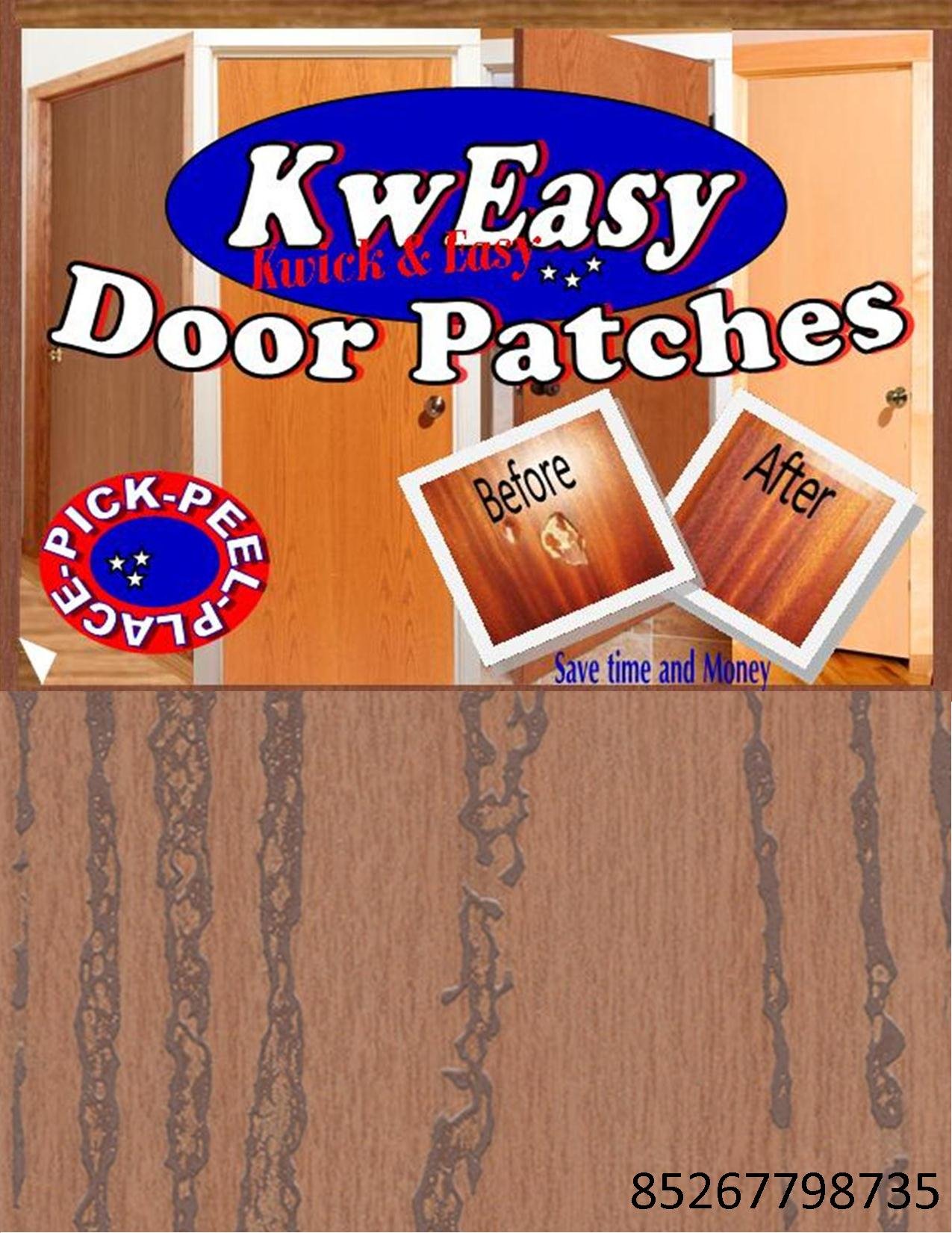 Kweasy Door Patches (Striped Oak)
