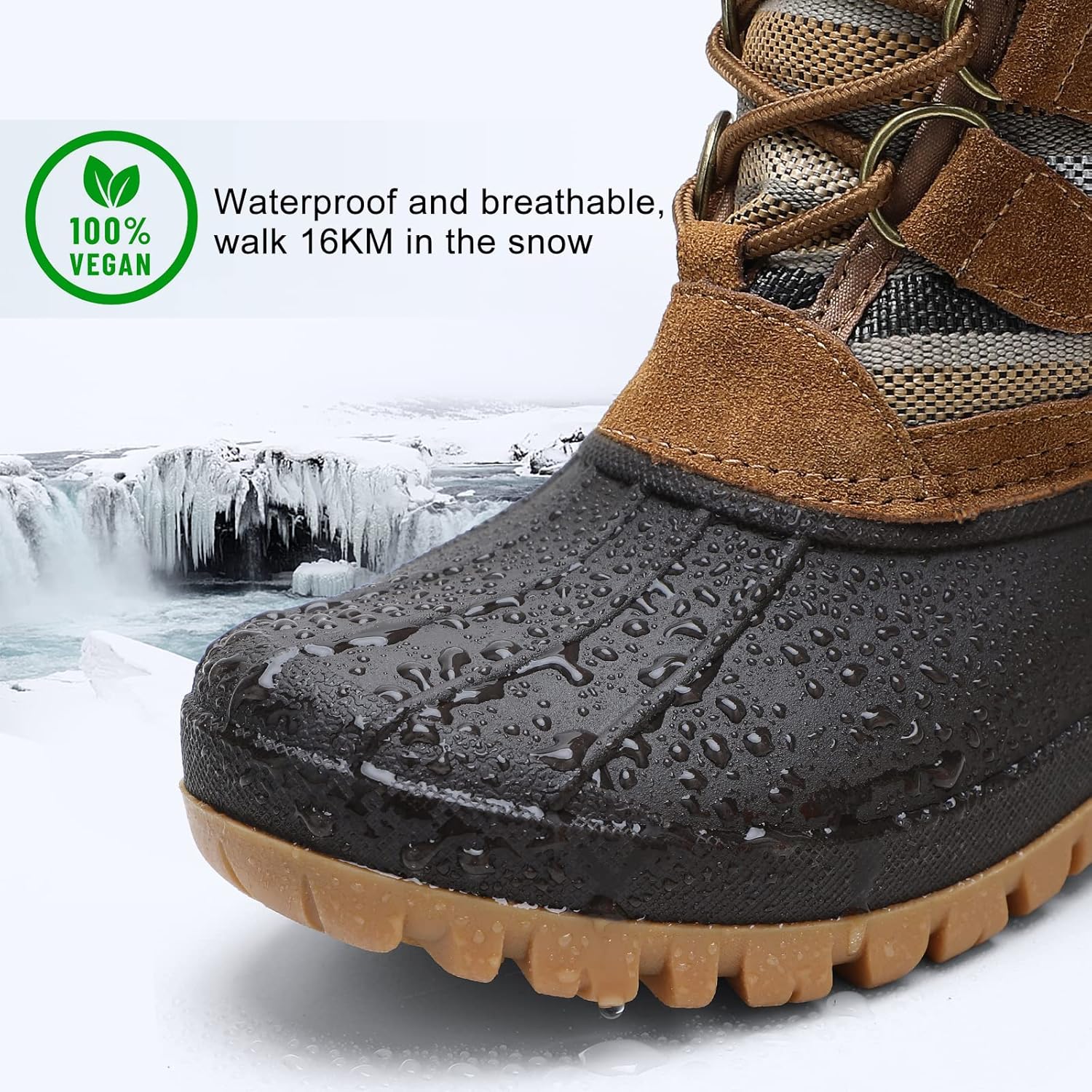  | STQ Womens Winter Duck Boots Waterproof Cold Weather Snow Boots | Snow Boots