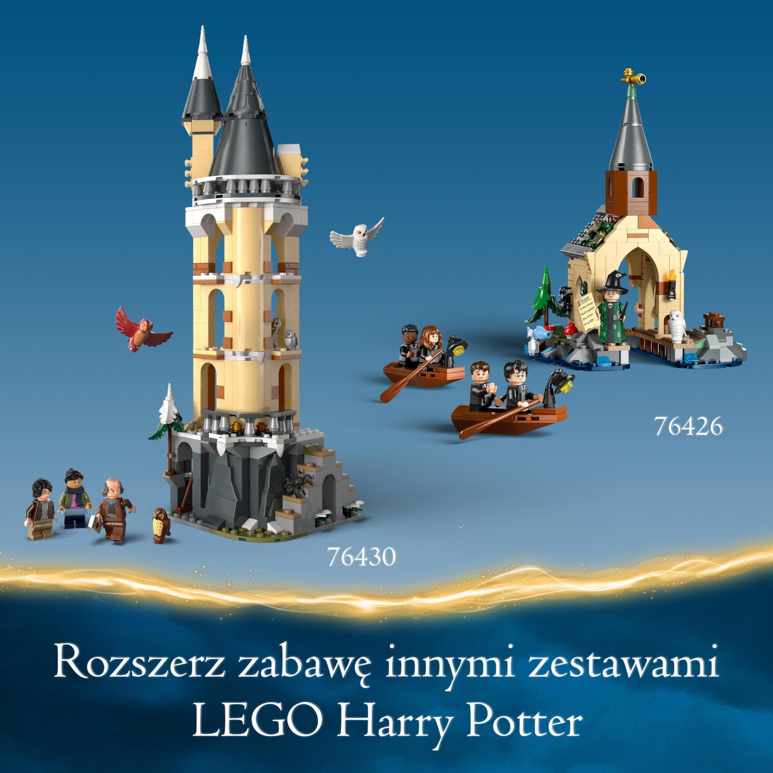 LEGO Harry Potter Chatka Hagrida: niespodziewana wizyta 76428; zestaw z chatką do zbudowania i siedmioma postaciami do odgrywania ról; pomysł na prezent dla chłopców i dziewczynek