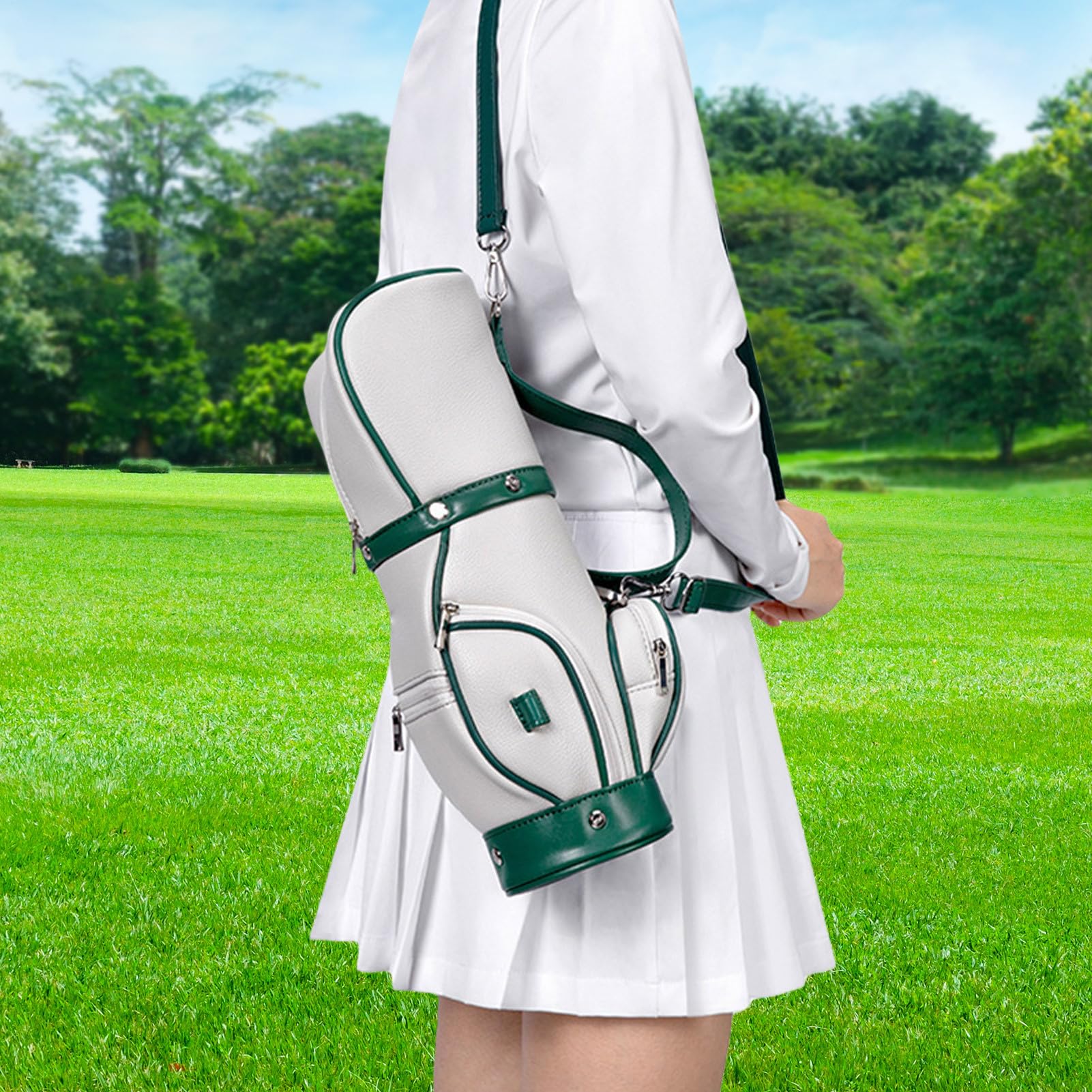 Generisch Leder Golftasche - Kleine -Tee -Taschen - Golfball -Träger