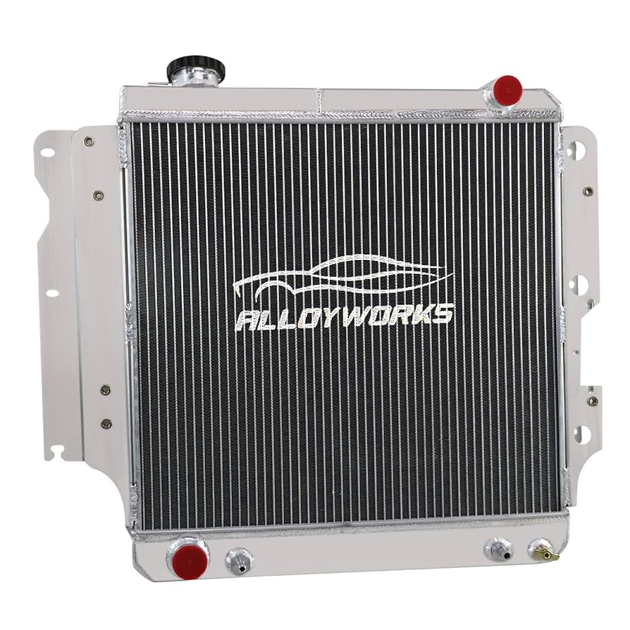 t*a様 ALLOYWORKS 3列 オールアルミラジエーター 87-06 ジー Amazon.com: ALLOYWORKS 3 Row All Aluminum Radiator For 1987