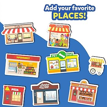 Skillmatics Creative Toy Magnetopia - Design Your City, Interactive Pretend Play Set For Kids, Toddlers, 60+ Magnetic Pieces, Preschool Learning Game, Gifts For Boys & Girls Ages 3, 4, 5, 6, 7