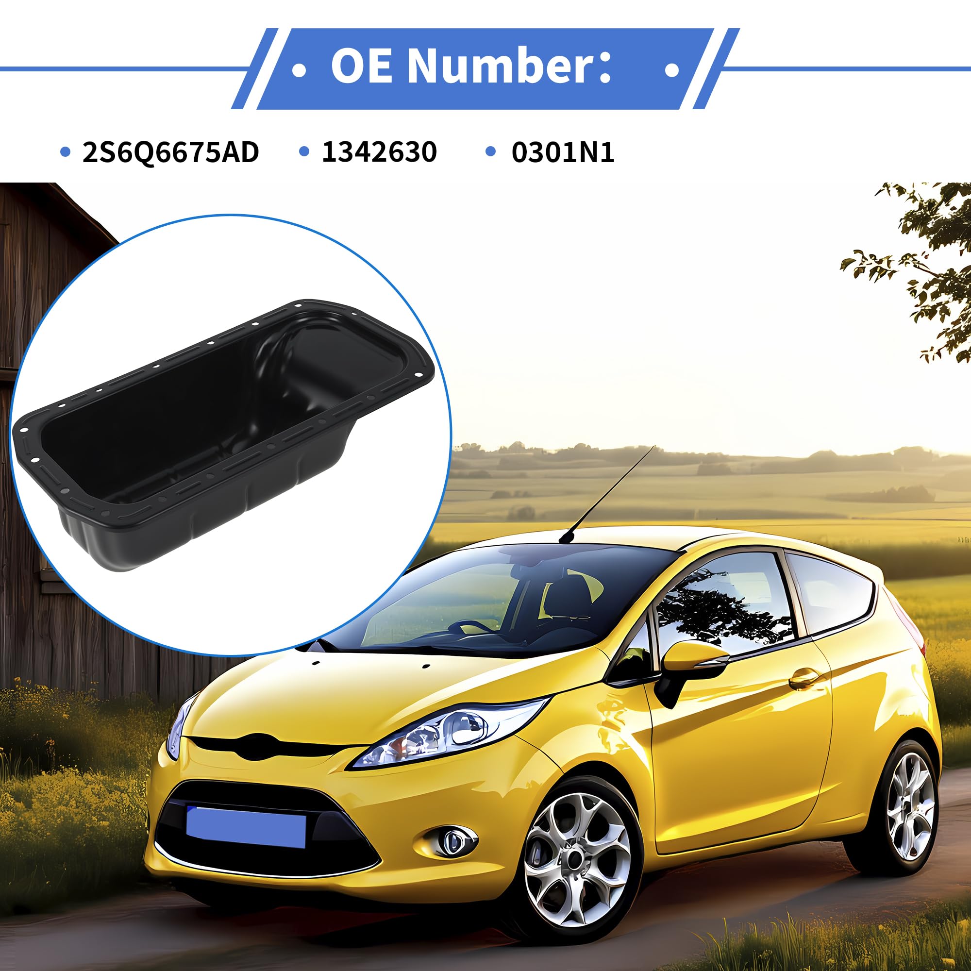 2S6Q6675AD Coppa Dell Olio Motore Per Peugeot Per Citroen Per Ford