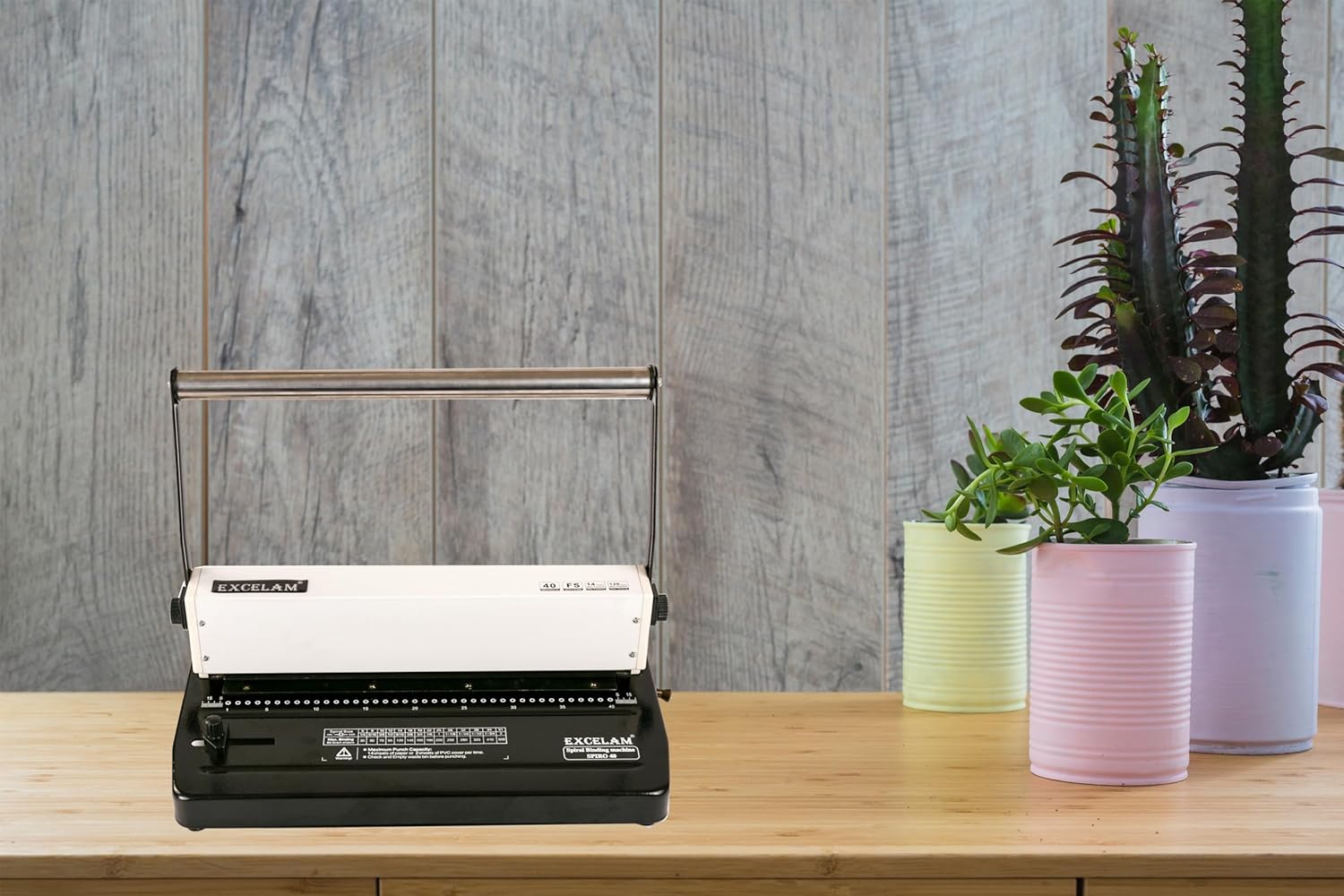 Excelam Spiro 40 Spiral Binding Heavy Duty Machine Full Scape Size 40