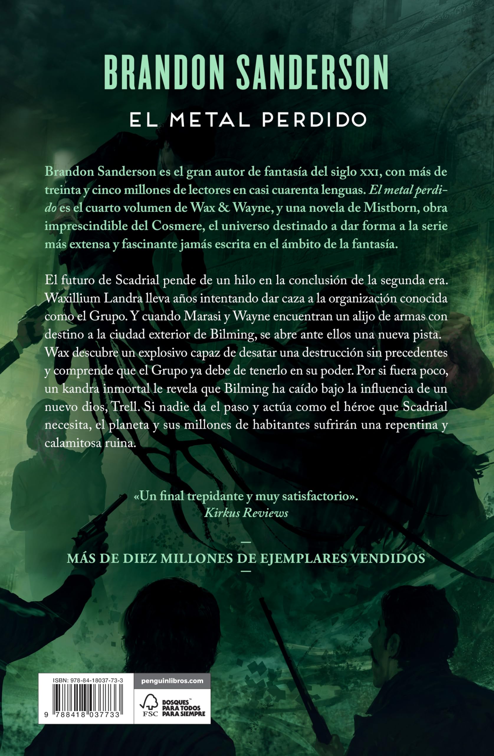 El metal perdido (Wax & Wayne 4): Una novela de Mistborn (Nova)