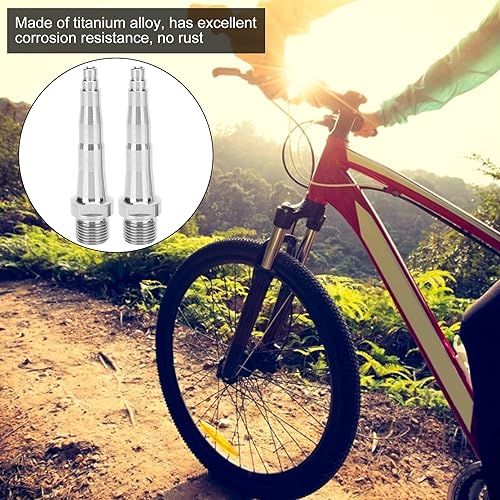 Miniatura 5 de Pedal de bicicleta Eje de eje de pedal de bicicleta Eje de aleación de eje de repuesto para (3.071 in)