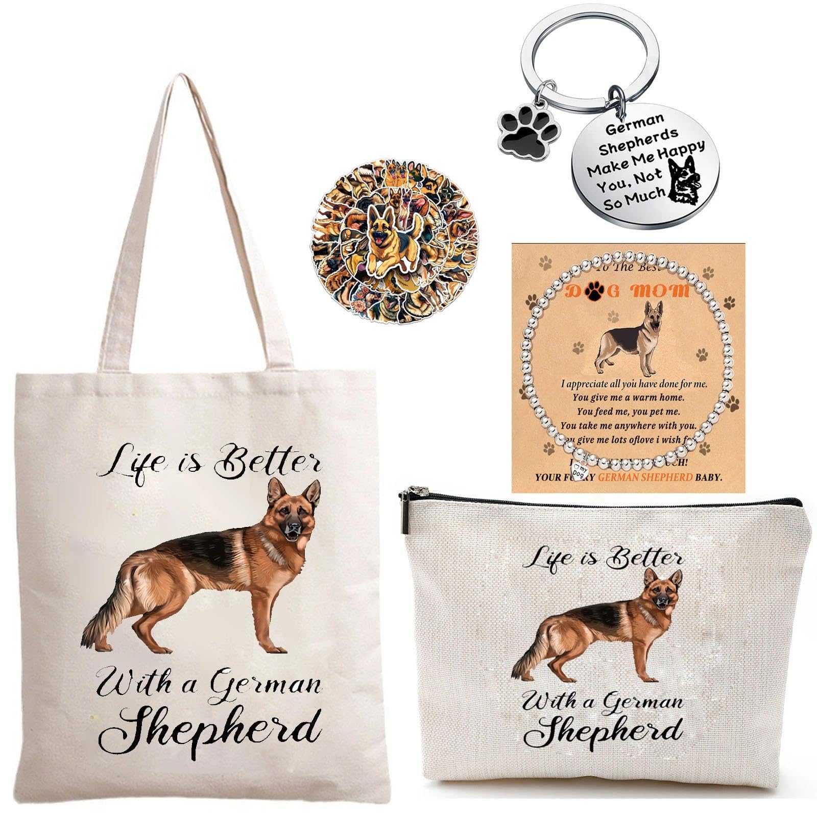 Dog Gifts for Women - 5Pcs Gift Set for German Shepherd/Golden Retriever/French Bulldog/Dachshund Lover Pet Mom