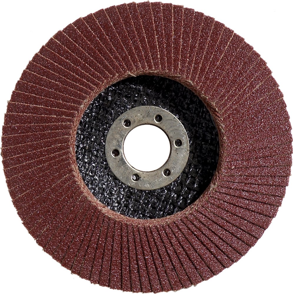 Bosch Accessories 2608603713 K60 Flap Disc for Metal, 0 V, Black/Red, 115 mm
