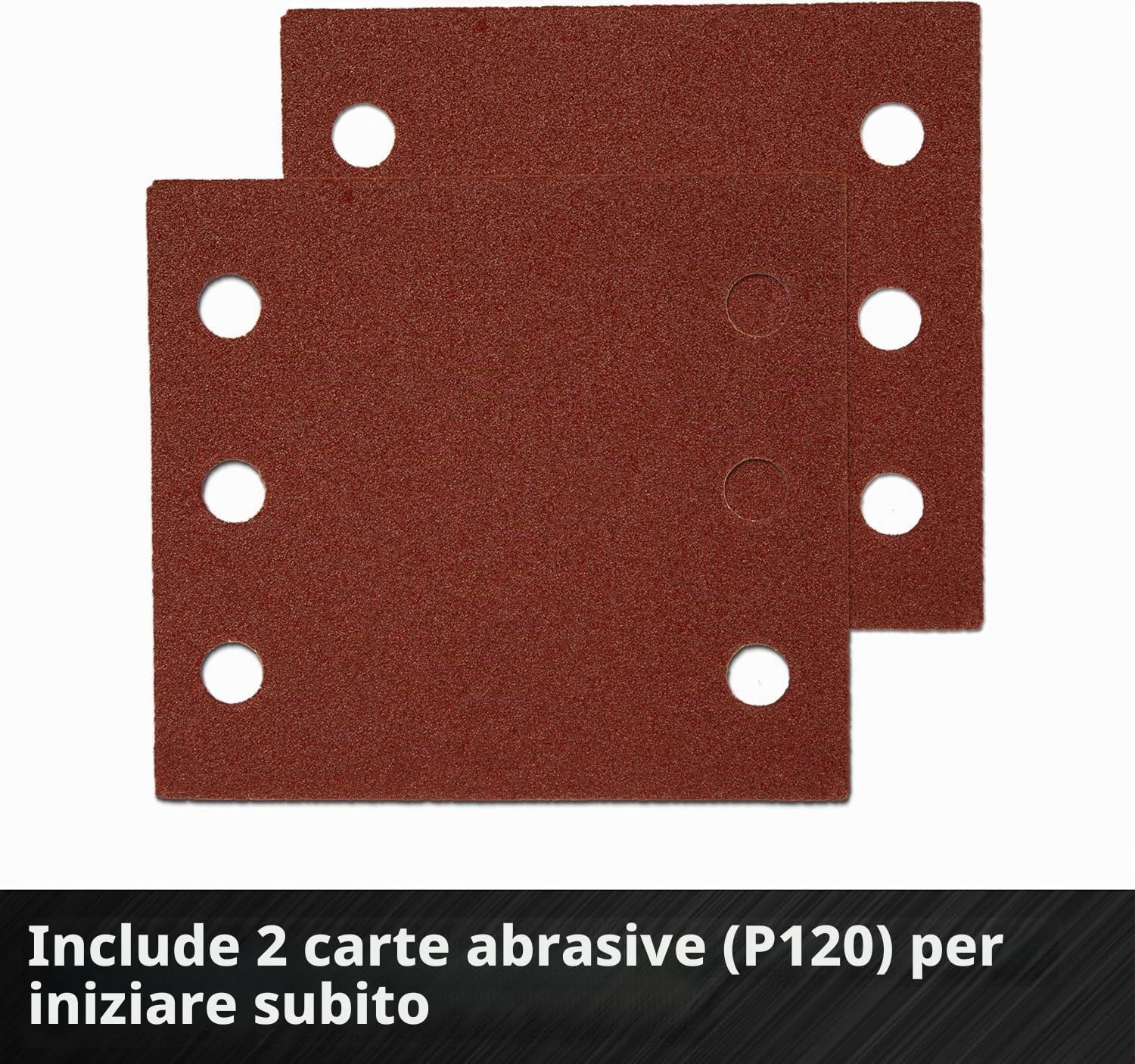 Einhell Levigatrice a batteria TE-OS 18/113 Li-Solo Power X-Change (18 V, levigatrice orbitale, circuito orbitale da 1,8 mm, incl. 2 x carta vetrata P120, senza batteria)