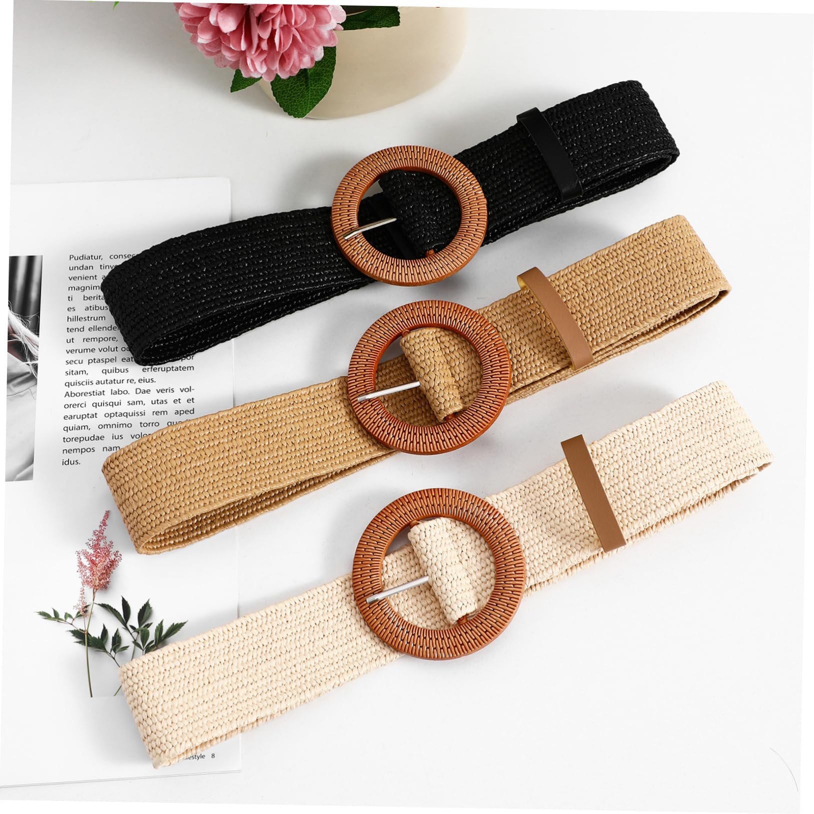 GALPADA 1 Accesorio De Mujer Cinturón Cinturones Para Mujer Cinturones Anchos Para Vestidos De Mujer Cinturones De Mujer Para Vestidos El Plastico