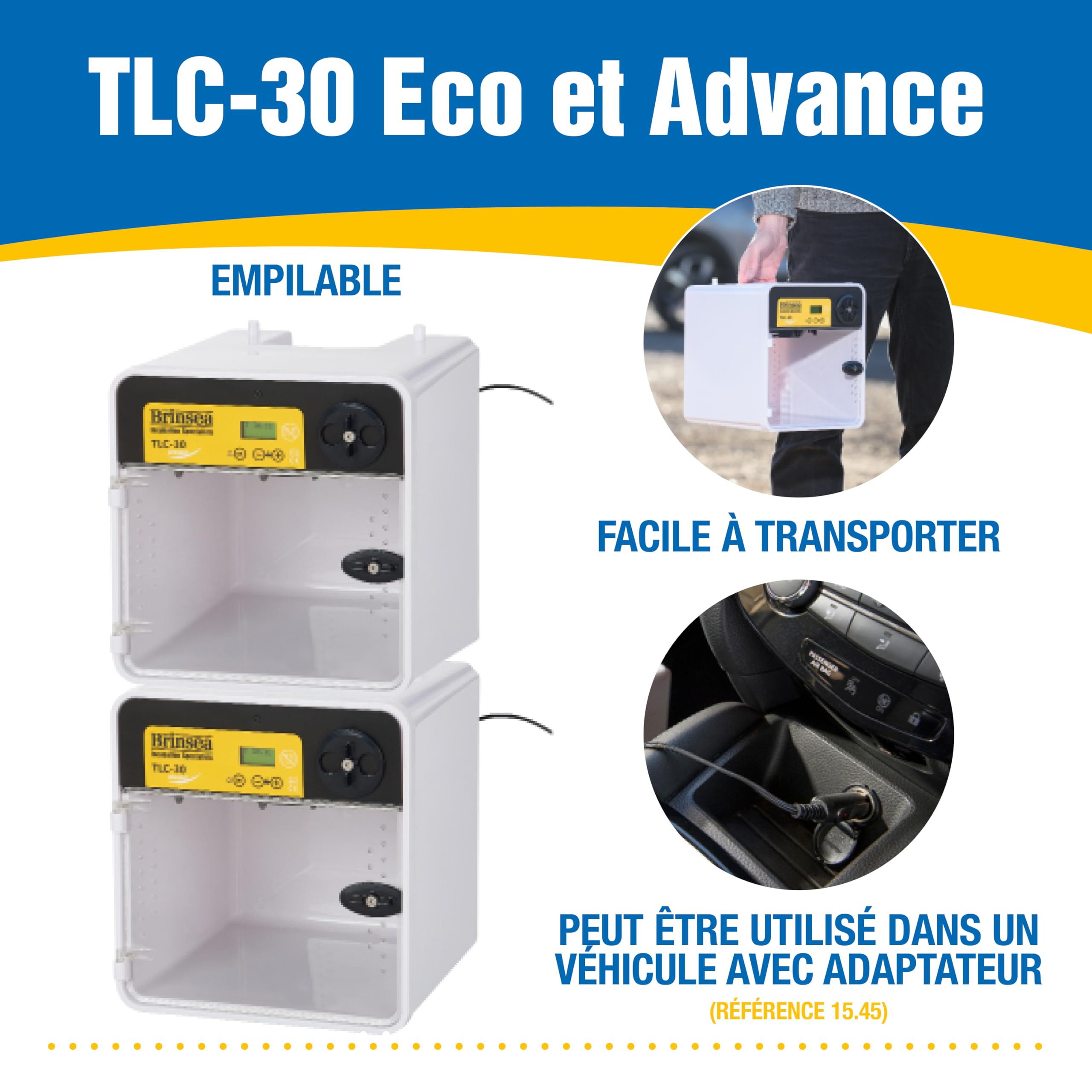 Criadora Brinsea TLC-30 Advance–Unidad de cuidados intensivos criadora con control digital –Para animales y aves jóvenes, enfermos, heridos o débiles. Portátil y apilable –Fabricada en el Reino Unido
