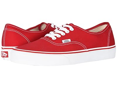 Vans Authentic Skate Shoes Red : Men