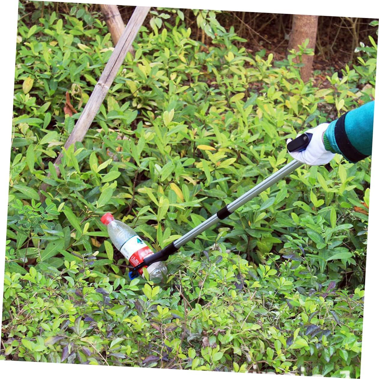 FOMIYES Multi-Purpose Trash Reacher Strong Clamp Foldable Grabber for Elderly Disabled Home Garden Random Style