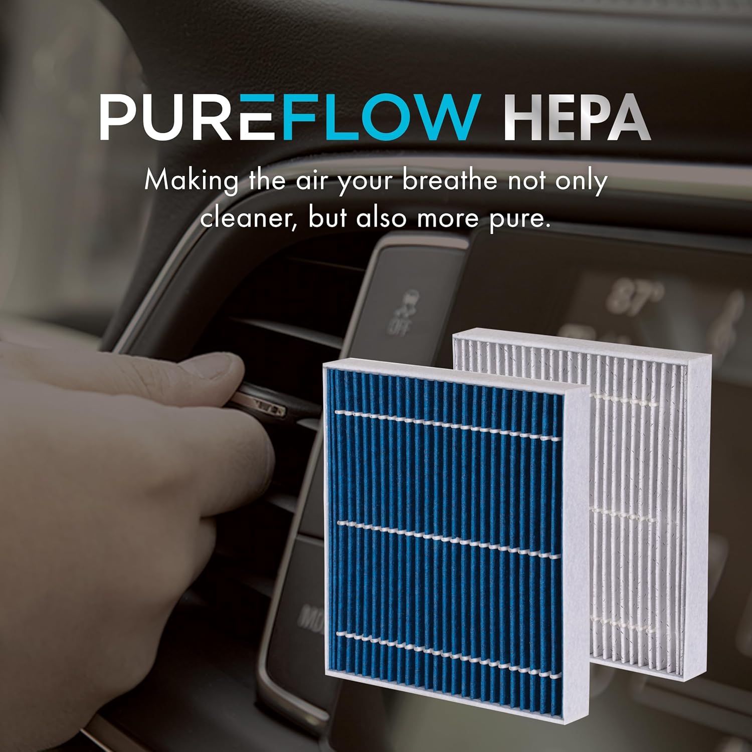 PureFlow HEPA Cabin Air Filter PC99366HX|Fits 2019-17 Mercedes-Benz GLS450,2019-16 GLE350,2015-12 ML350