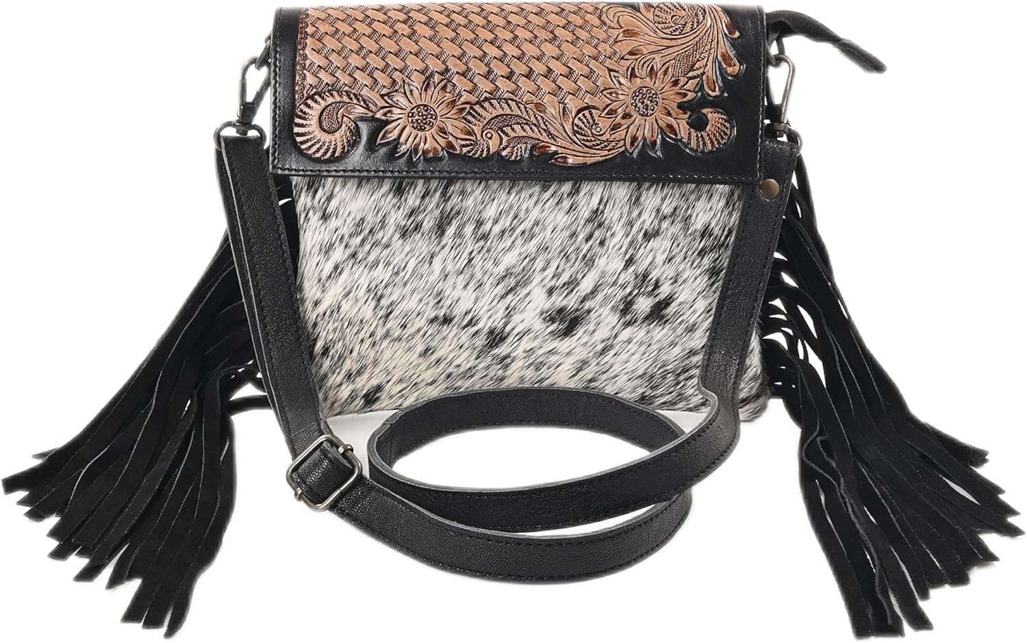 Merbaa Women Natural Cowhide Leather Hand Bag With Adjustable Detachable Strap Leather Massenger Handbag Purse Sling Bag