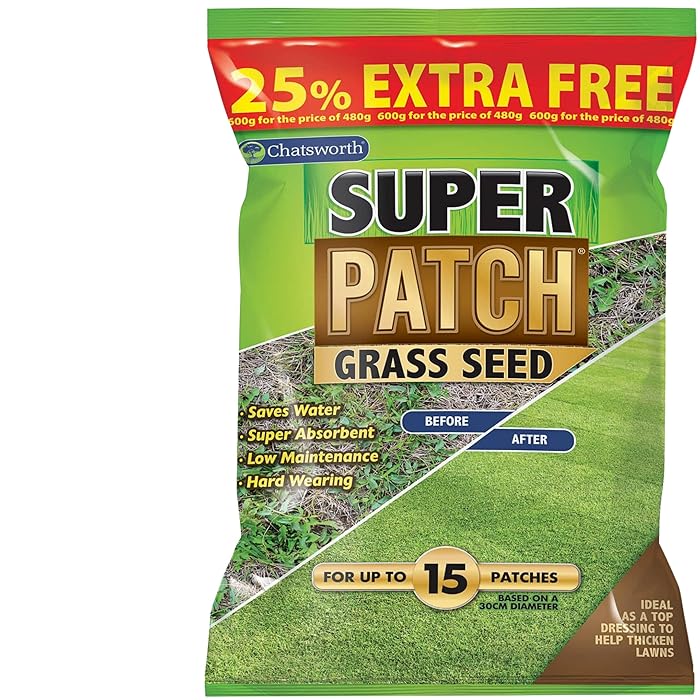Buy Fast Growing Grass Seed Lawn Feed 600 g Super Patch Up to
