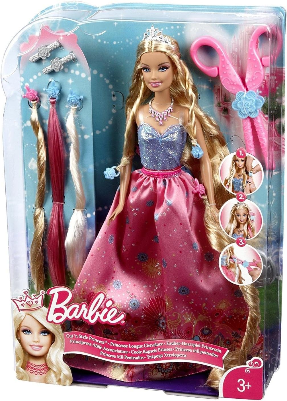 Barbie Cut N Style Princess Doll