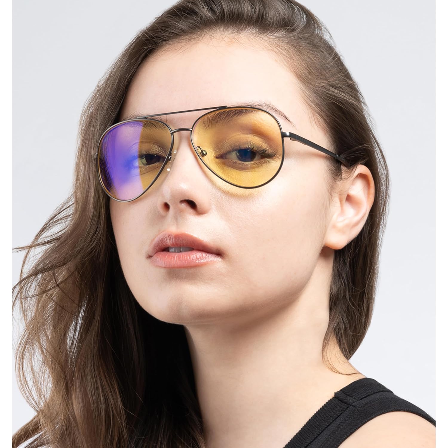 GUNNAR Sunglasses - Maverick Gunmetal Sun Lens - Blue Light Blocking For Outdoor Screen Viewing