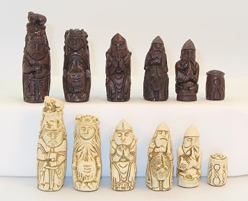 Worldwise Medieval Resin Chessmen Set