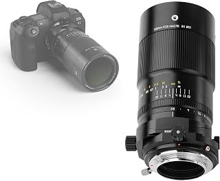 TTArtisan 100mm F2.8 Macro Tilt – Shift Metal Bodied Lens Compatible with Canon RF Mount - Black