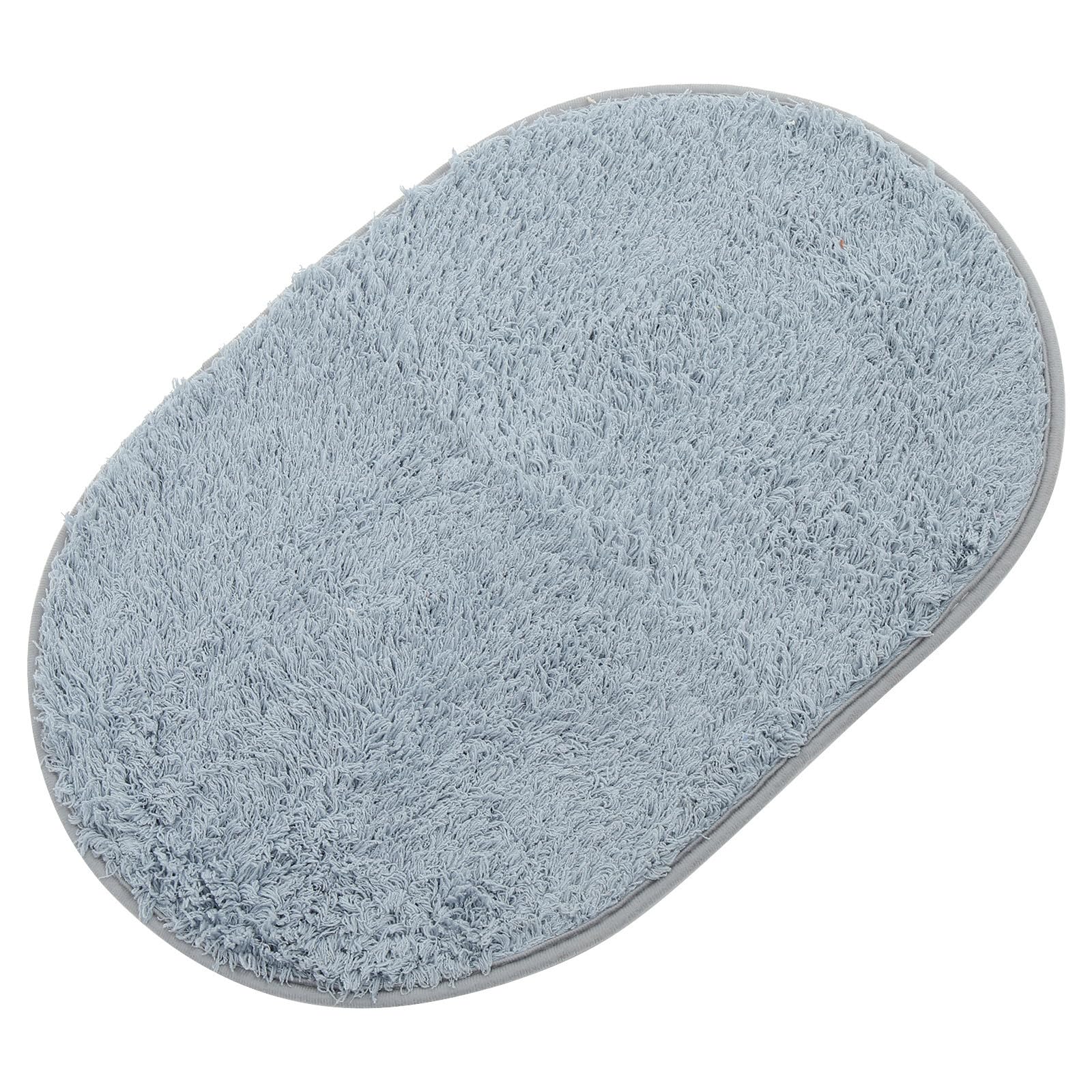 Alfombra de berber fleece para evitar resbalones en baño y entrada