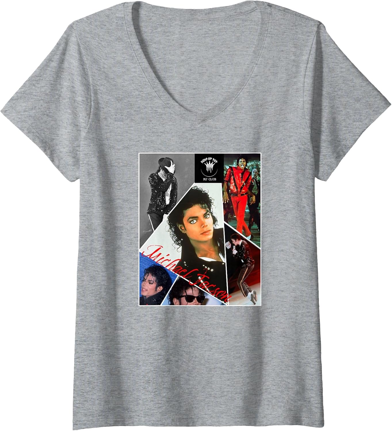 Women's MJ-021 V-Neck T-Shirt