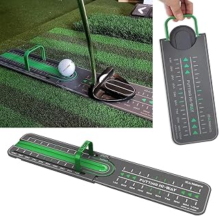 Golf Precision Distance Putting Drill, Exercise Aid Teaching Equipment Pose Corrector, Golf Putting Practice Hole for Indoor Outdoor, Improve Your Strike, Hit More Greens