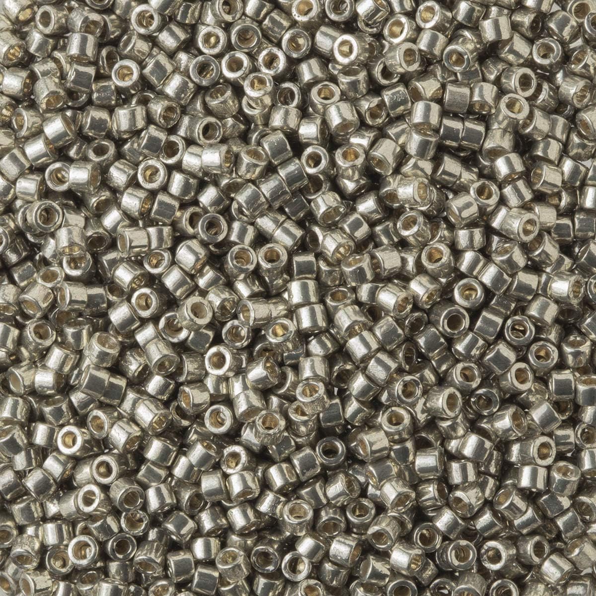 Miyuki Delica Seed Beads Bundle: Size 11/0, Silver Galvanized Duracoat Palette Collection DB1831, DB1851, DB1852