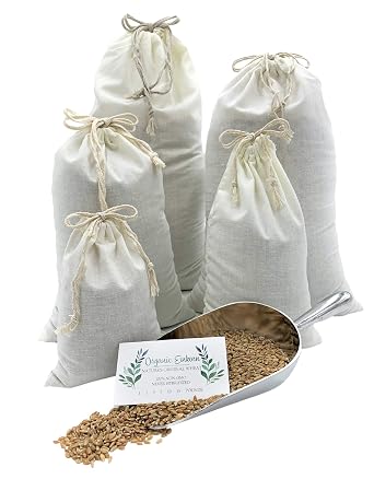 العضوية Einkorn الحبوب الكاملة فارو التوت، الولايات المتحدة الأمريكية نمت. مشاكل الغلوتين؟ جرب أينكورن! غير المعدلة وراثيا. الأصلي وغير المهجنة، خالية من البلاستيك التعبئة والتغليف 5 lb.، التوت
