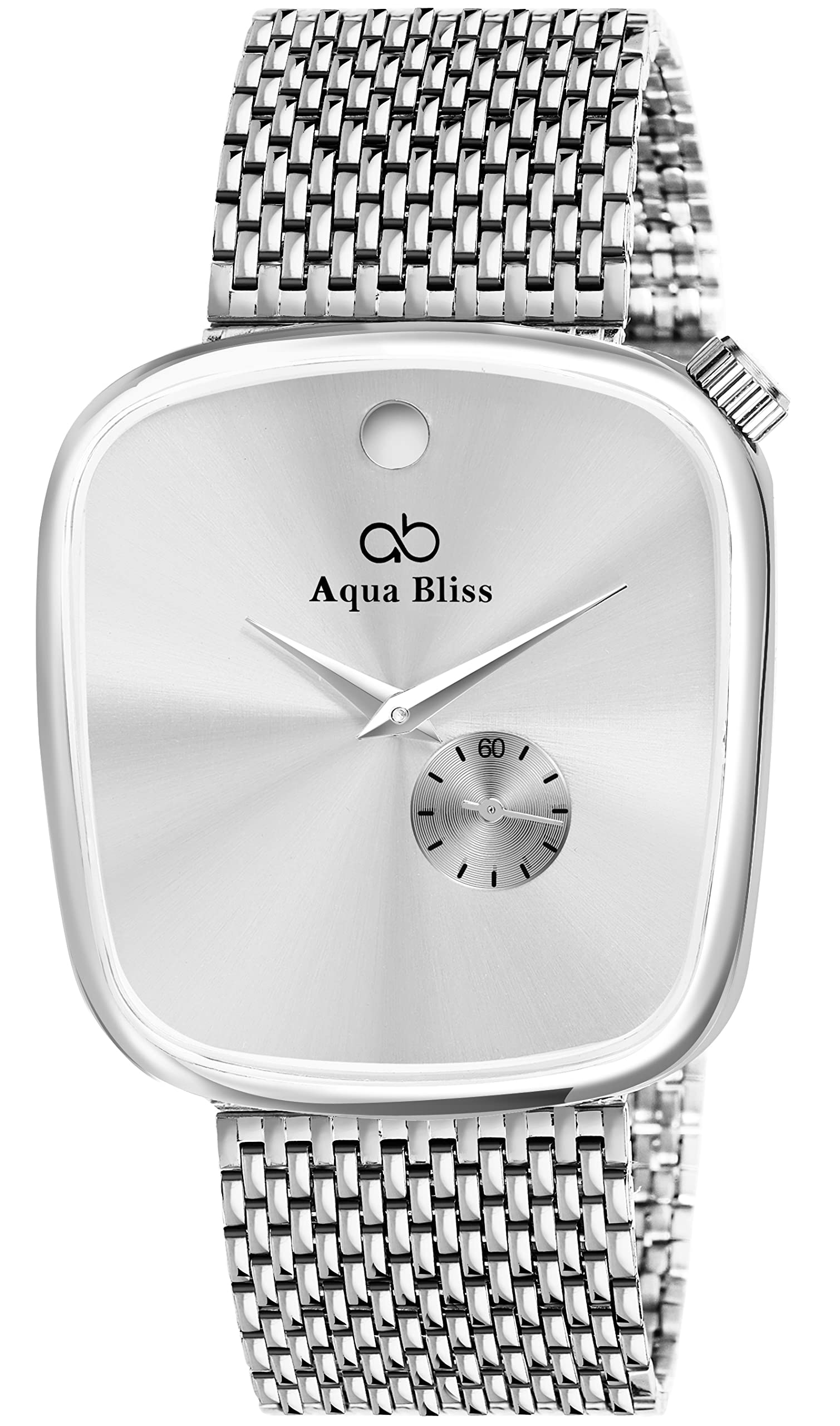 AQUA BLISS - Stainless Steel Working Chronograph Mens Watch (Silver) (B0BZWC9KF9) Amazon Price History, Amazon Price Tracker