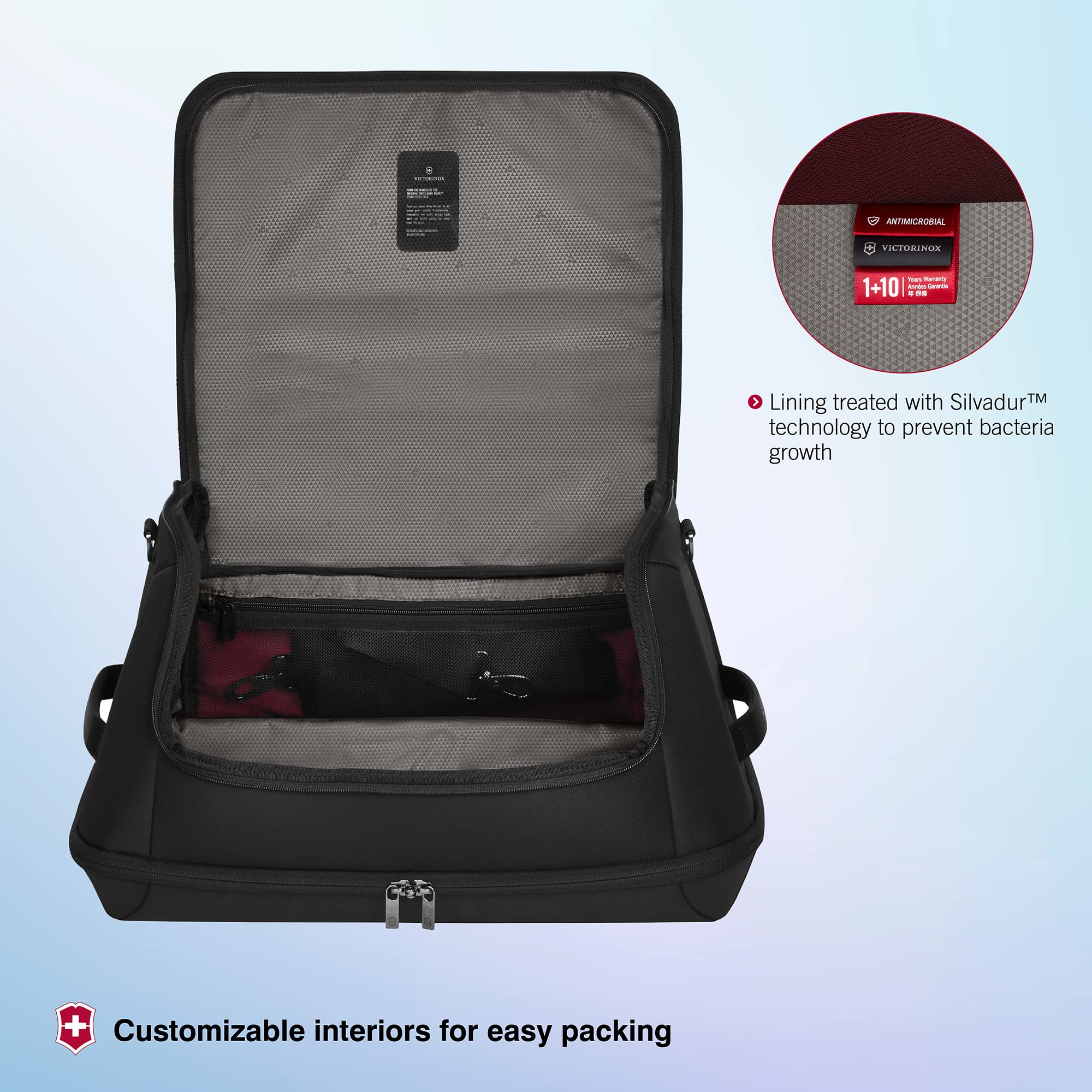 Image secondaire de Sac de Voyage Victorinox Crosslight Noir - Idéal pour Week-End
