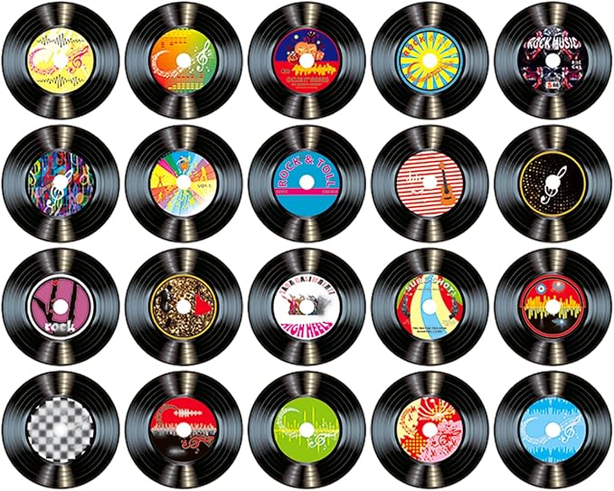 20PCS CD Album Cover Posters, 90S Wall Collage Kit Retro Room Decor