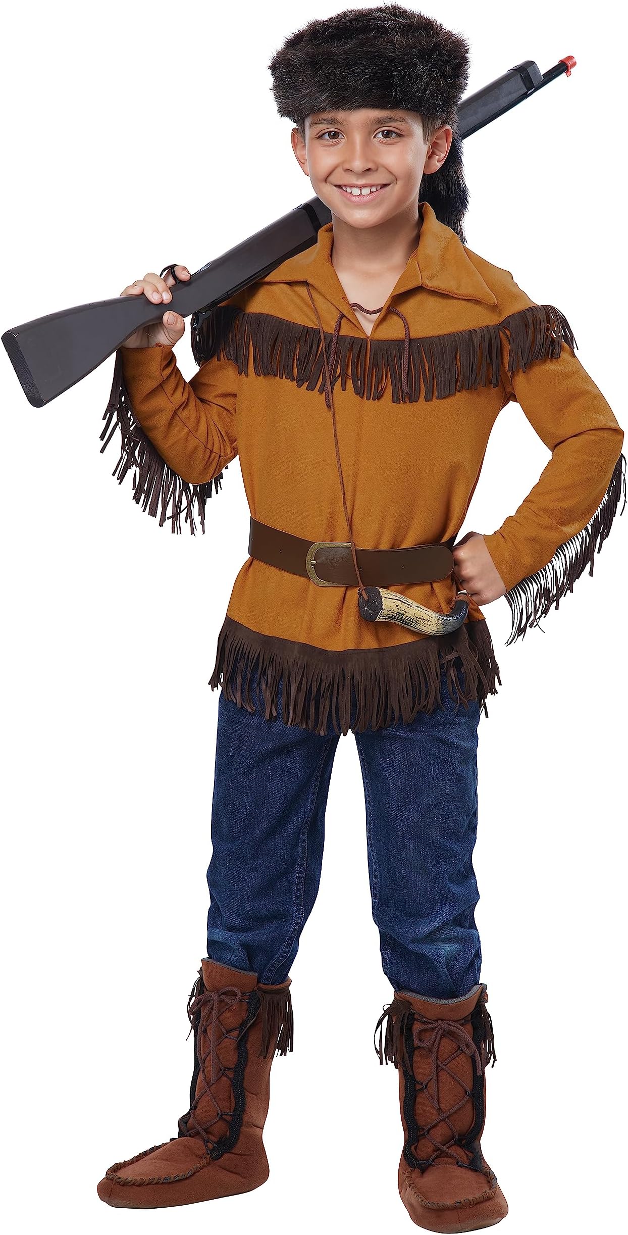 California Costumes Frontier Boy/Davy Crockett Boy Costume
