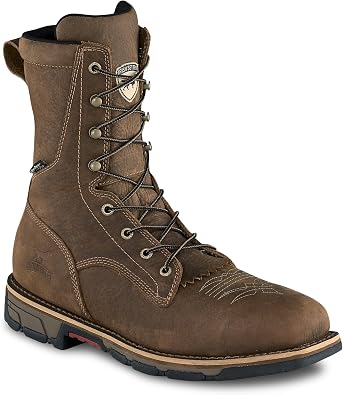 Irish Setter, Marshall, Mens, 9, Waterproof, Steel Safety Toe, Work Boot