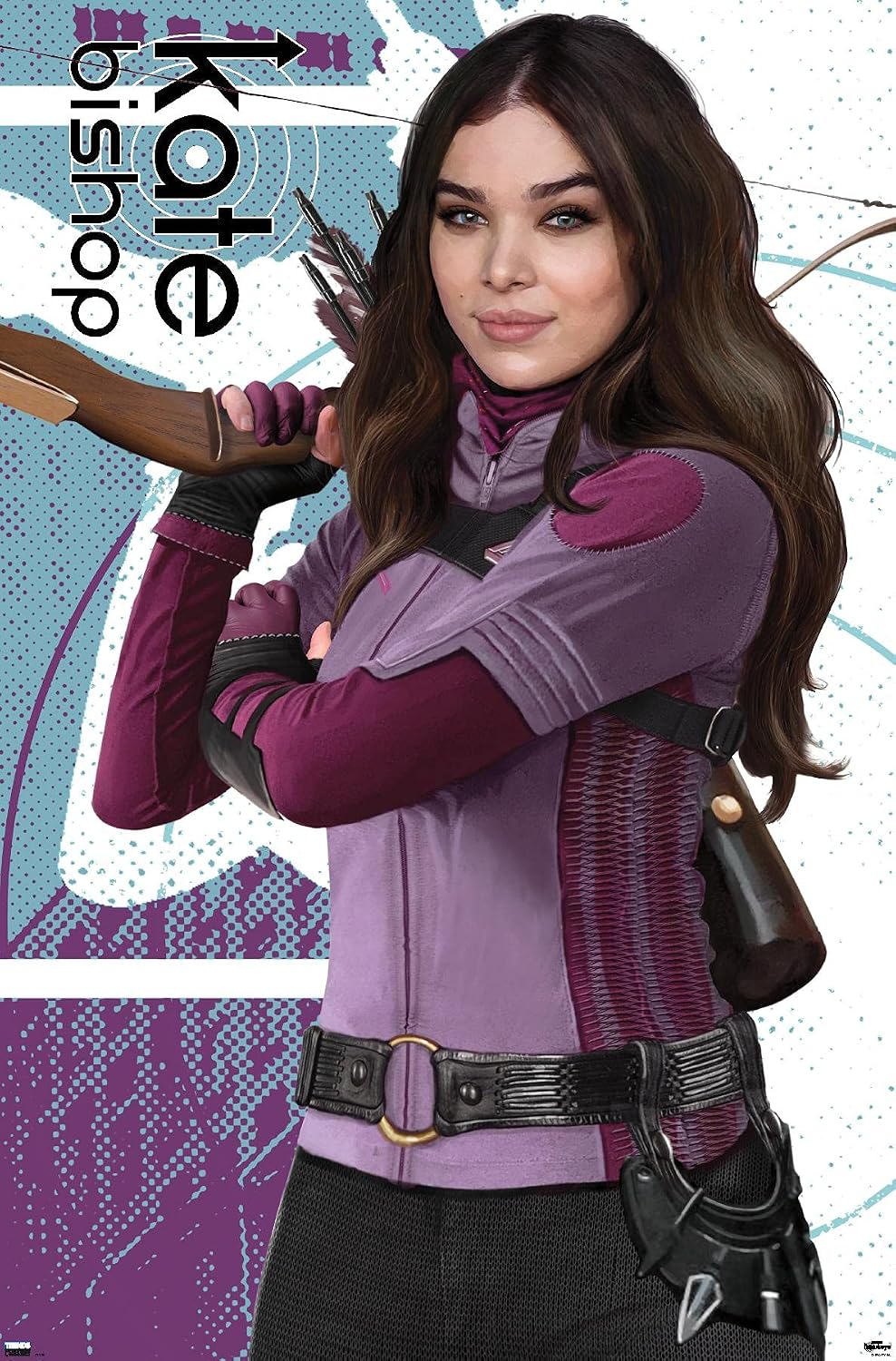 Trends International Marvel Hawkeye - Kate Bishop Wall Poster, 34L x 22.4W, Premium Unframed Version