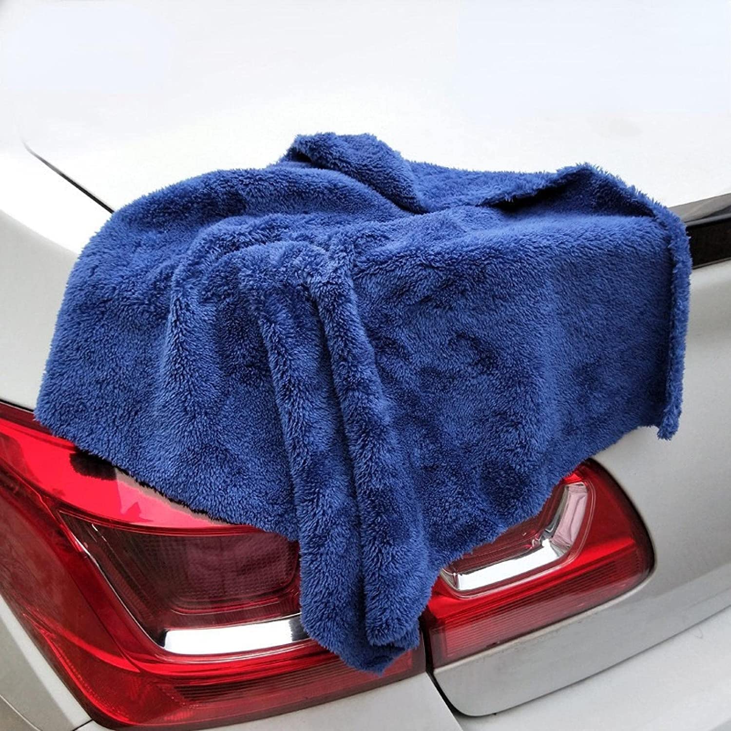 Asciugamano per autolavaggio Asciugamano in microfibra Accessori per autolavaggio 100X40cm Panno per la pulizia dell'auto super assorbente Asciugamano per auto in microfibra premium Asciugatura una t
