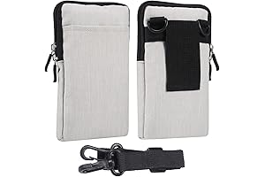 Waterproof Nylon Cell Phone Belt Clip Holder for Men