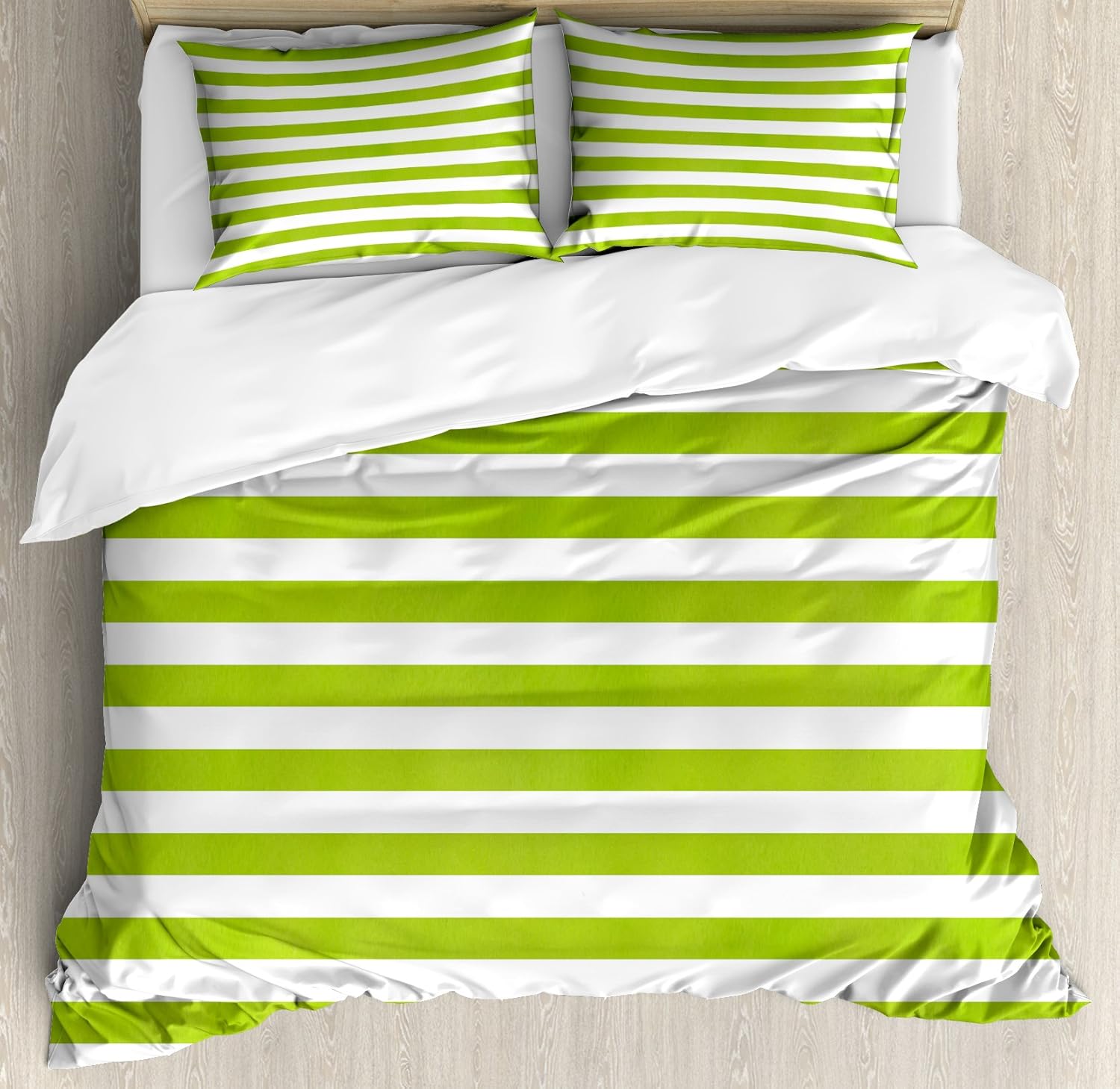 lime green pillow shams