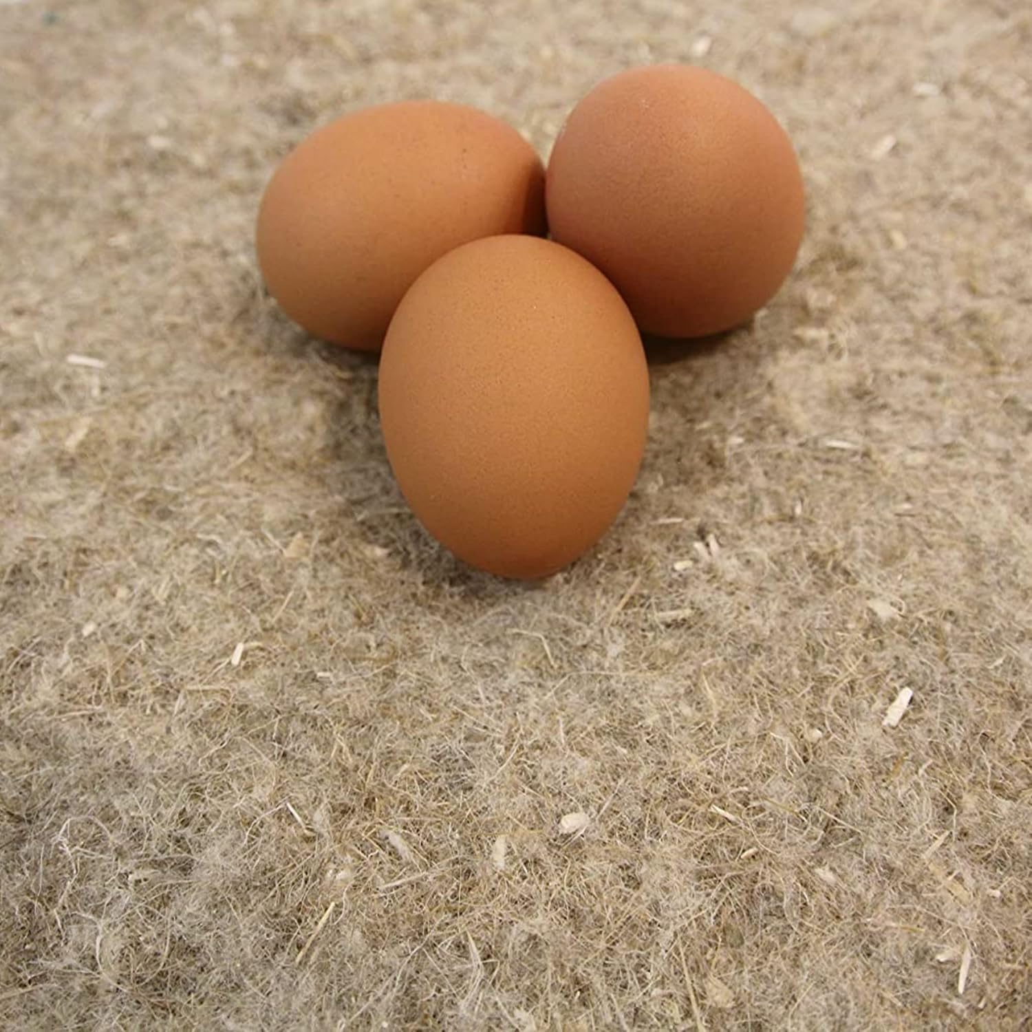 terrafibre Chicken Coop Nesting Box Liners - Natural Hemp Bedding for Chicken Coop Nesting Boxes, Absorbent Hemp Nesting Pads Help Keep Nesting Box and Eggs Clean, 13” x 13” (5 Pack)