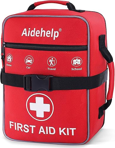 Kit de primeros auxilios de primera calidad de 520 piezas, kit médico de emergencia grande para supervivencia, automóvil, hogar, viajes, camping,