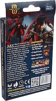Arcane Wonders Mage Wars Academy: لعبة لوحة توسيع Warlock