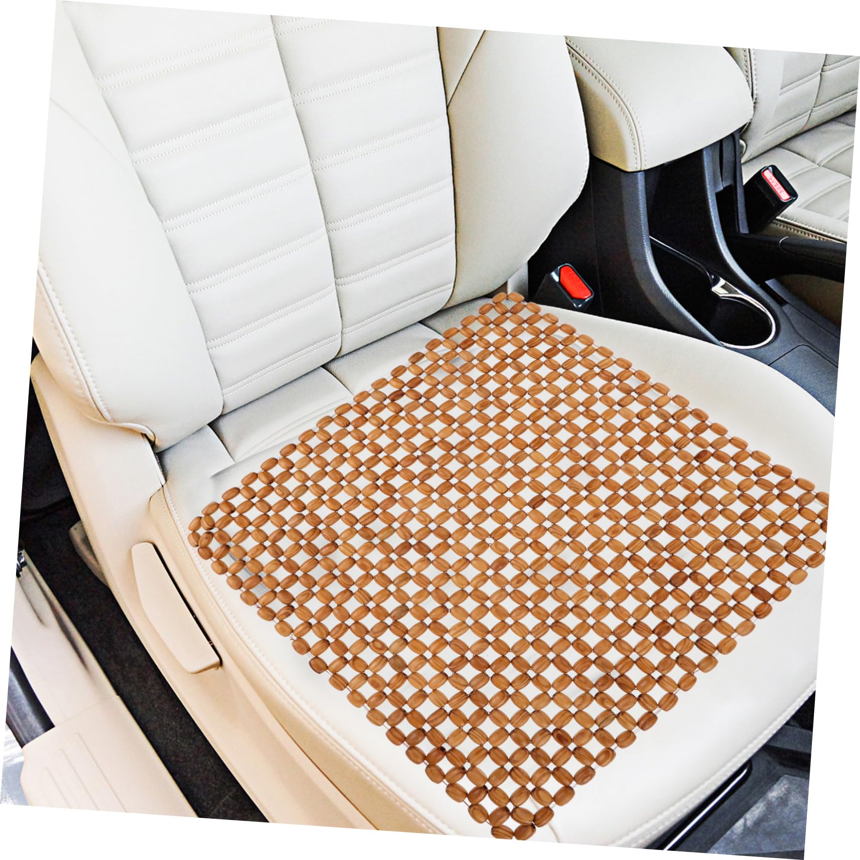 FUNOMOCYA Driver Seat Cushion for Car Auto Seat Protector Bead Pattern Cooling Car Seat Pad
